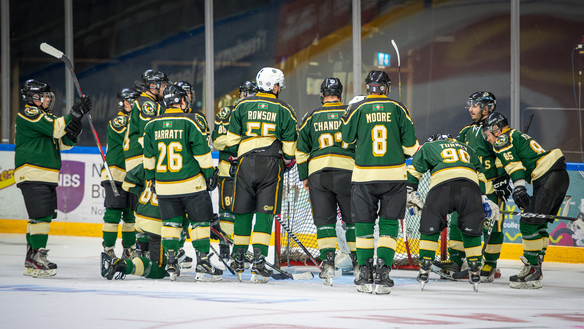 Outlaws Pre Game Huddle
